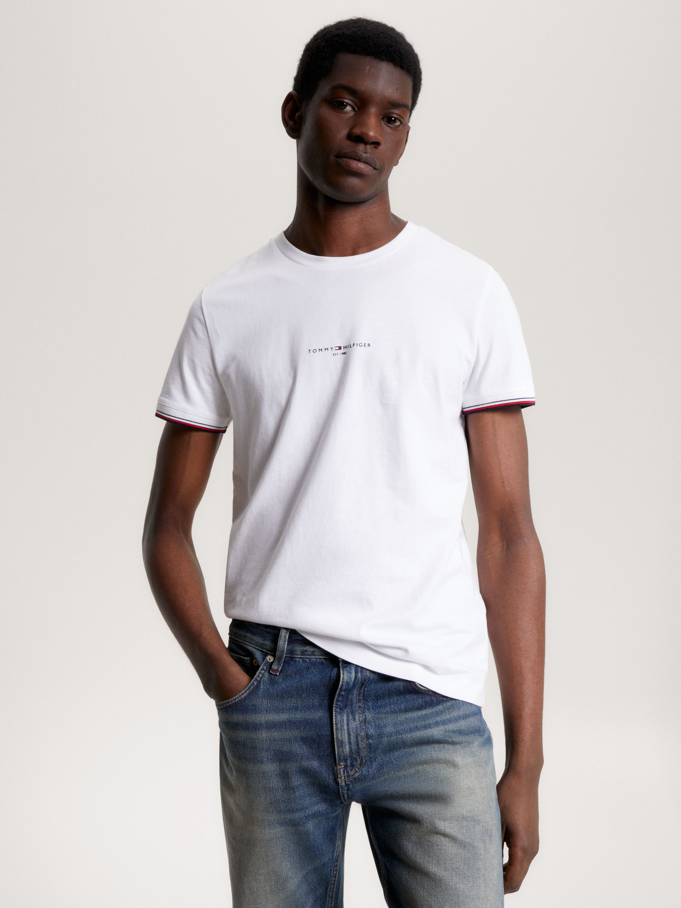 Men s T Shirts 11.11 Sale Up to 60 off Tommy Hilfiger Singapore