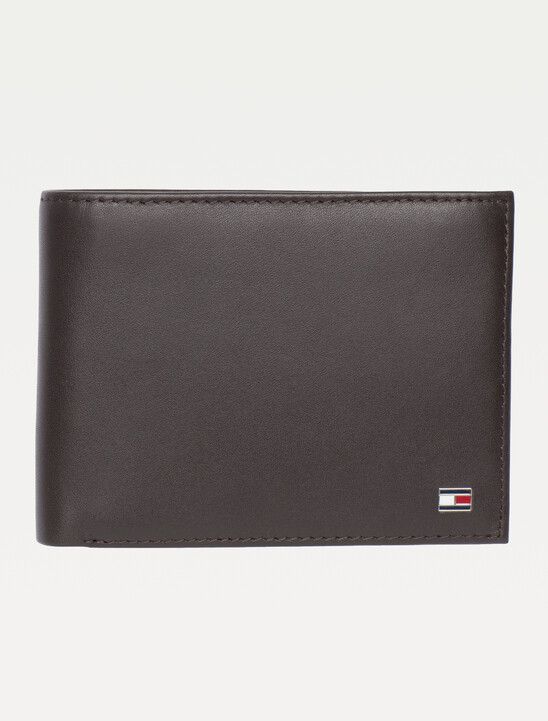 Leather Billfold Wallet With Coin Pocket