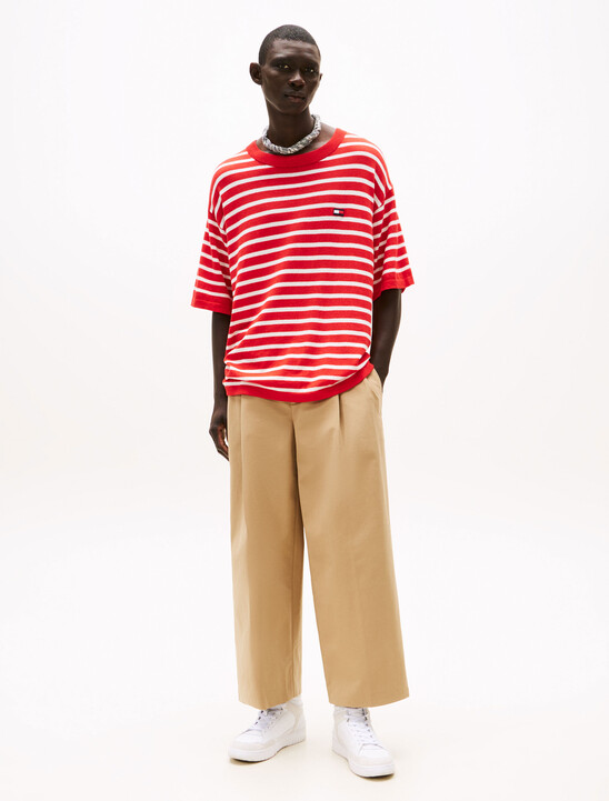 The Runway Collection Stripe T-Shirt With Cashmere