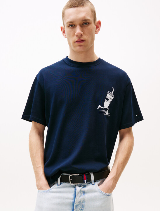 Relaxed Skater Back Graphic T-Shirt