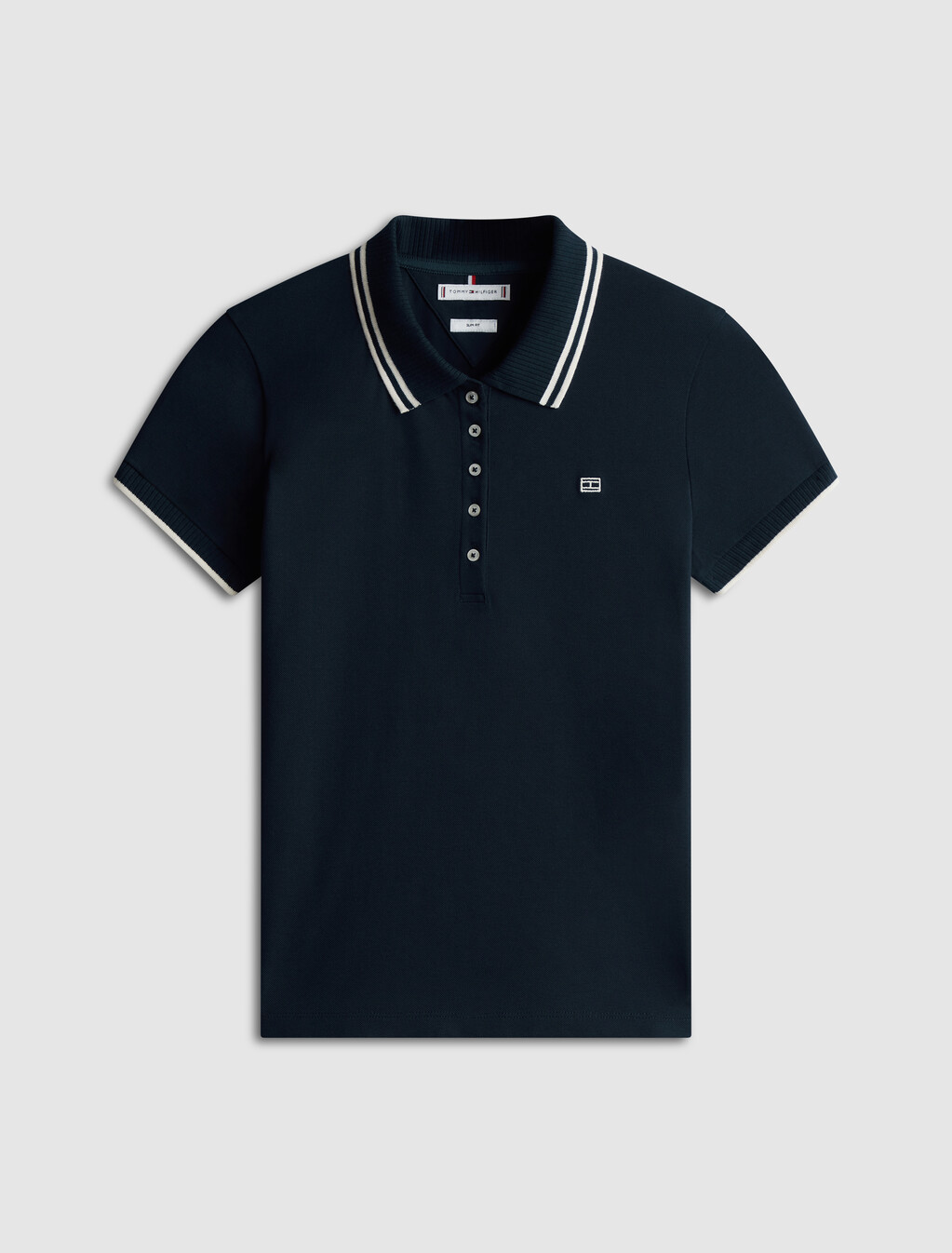Asia Fit Slim Polo Shirt, Dark Night Navy, hi-res