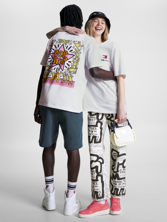 TOMMY X KEITH HARING DUAL GENDER RELAXED FIT T-SHIRT