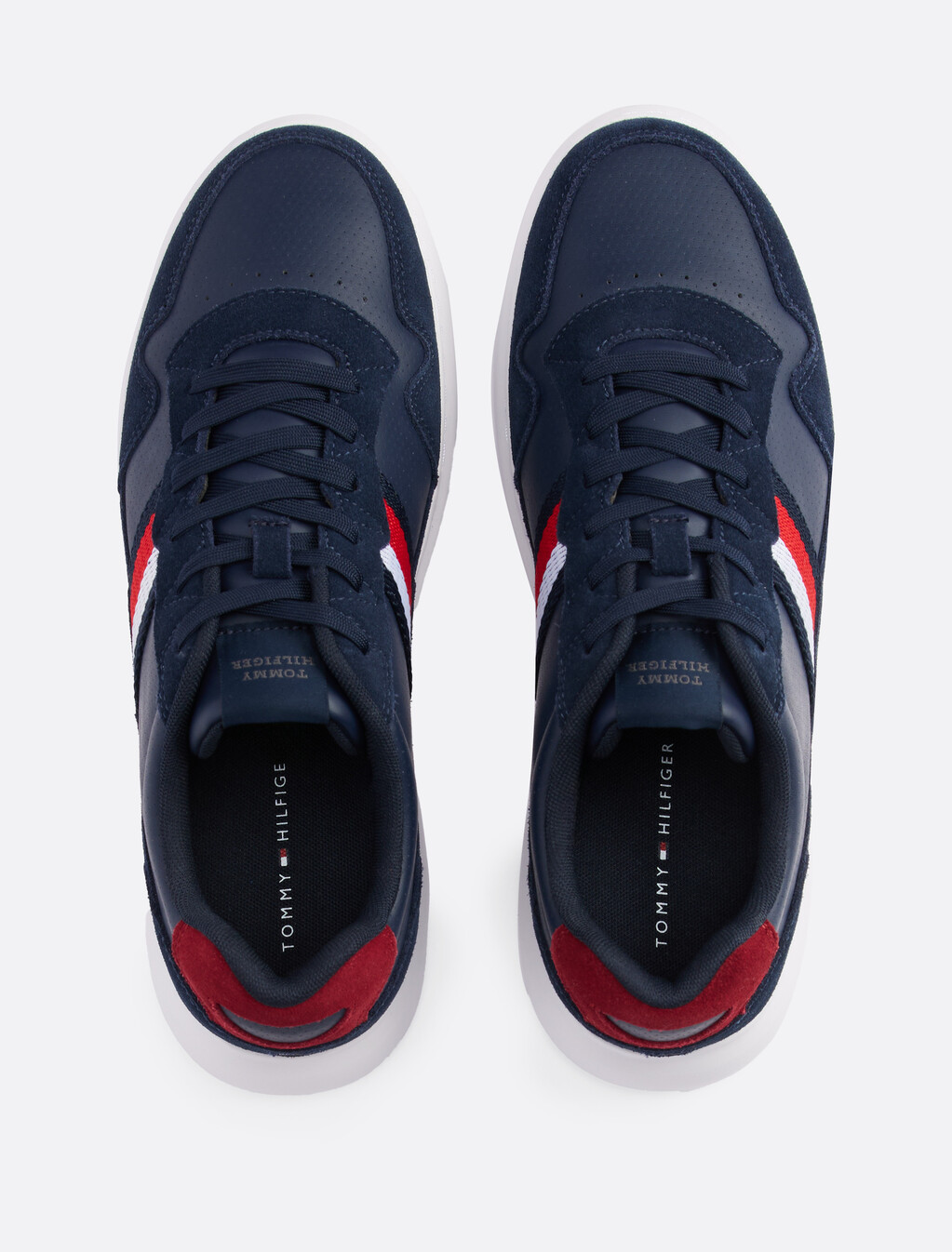 Signature Tape Cupsole Trainers, Dark Night Navy, hi-res