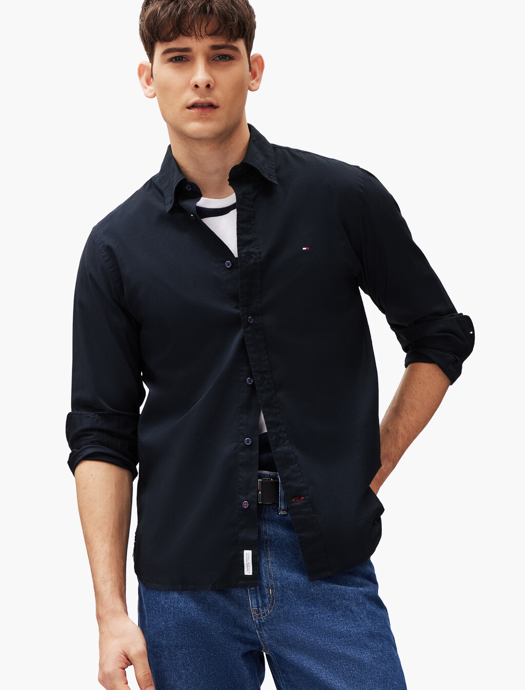 Core Flex Poplin Shirt, Desert Sky, hi-res