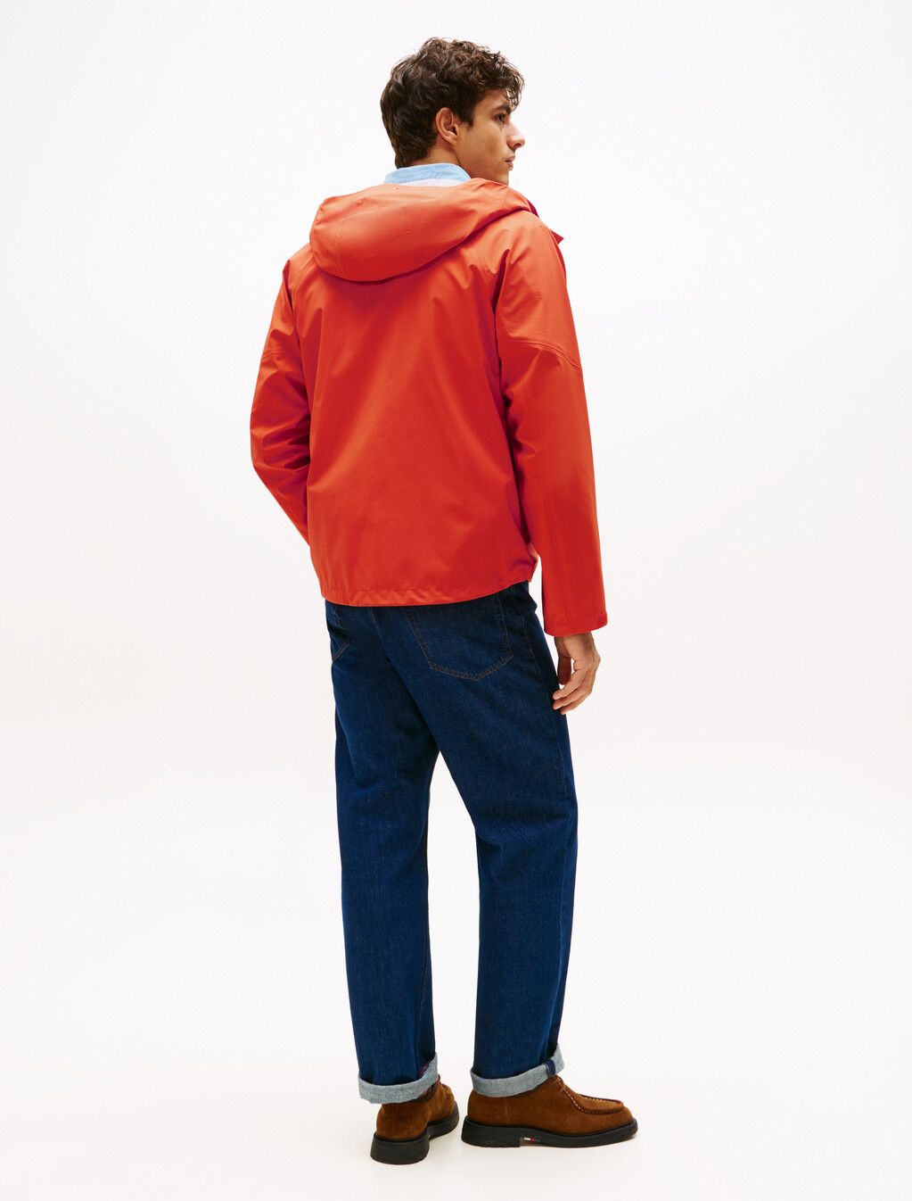 Tech Waterproof Ripstop Packable Jacket, Brilliant Orange, hi-res