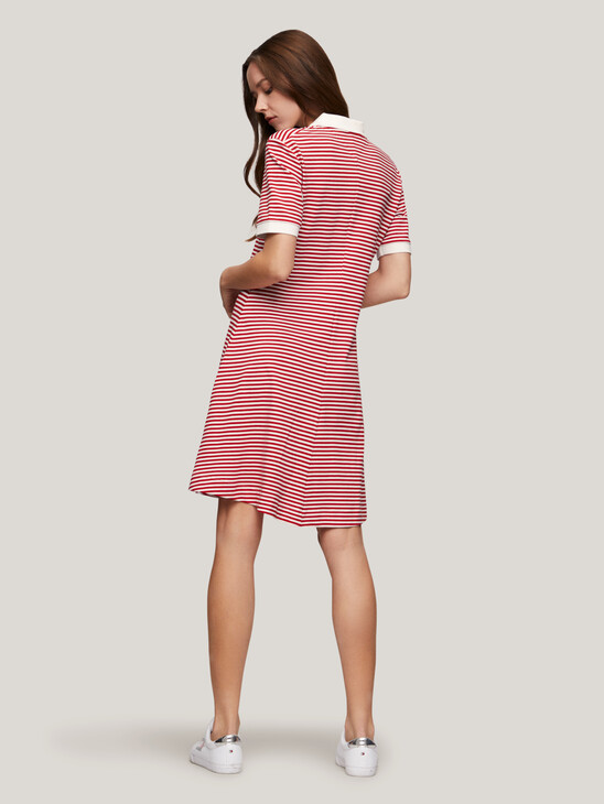 Fit and Flare Polo Dress