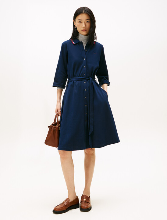 Buttoned Polo Dress