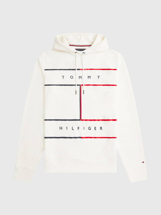 TOMMY HILFIGER LARGE FLAG HOODY