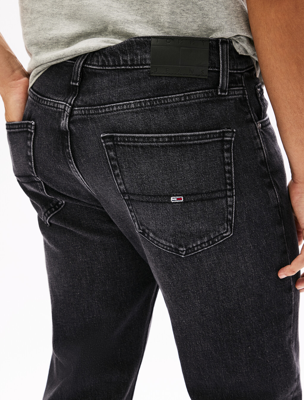 Faded Otis Straight Jeans, Denim Black, hi-res