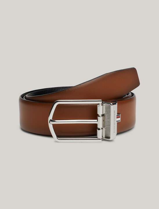 Business Luxe Reversible Leather Belt 3.5