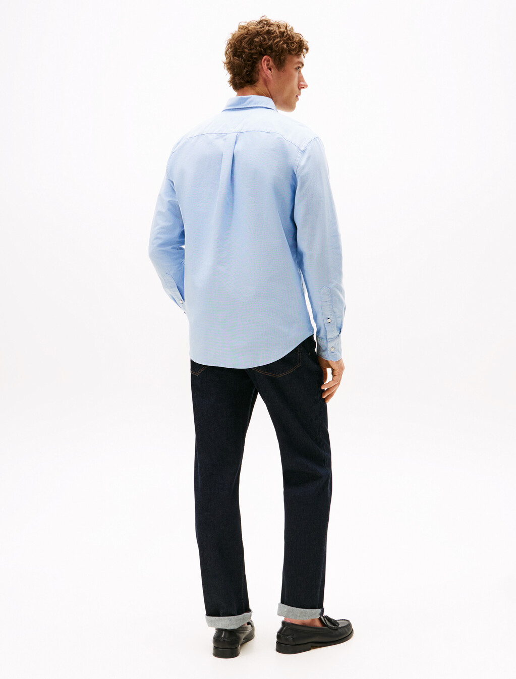 Asia Fit Heritage Oxford Shirt, Shirt Blue, hi-res