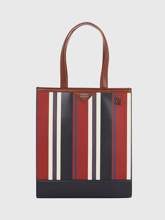 TH MODERN SIGNATURE LEATHER TOTE
