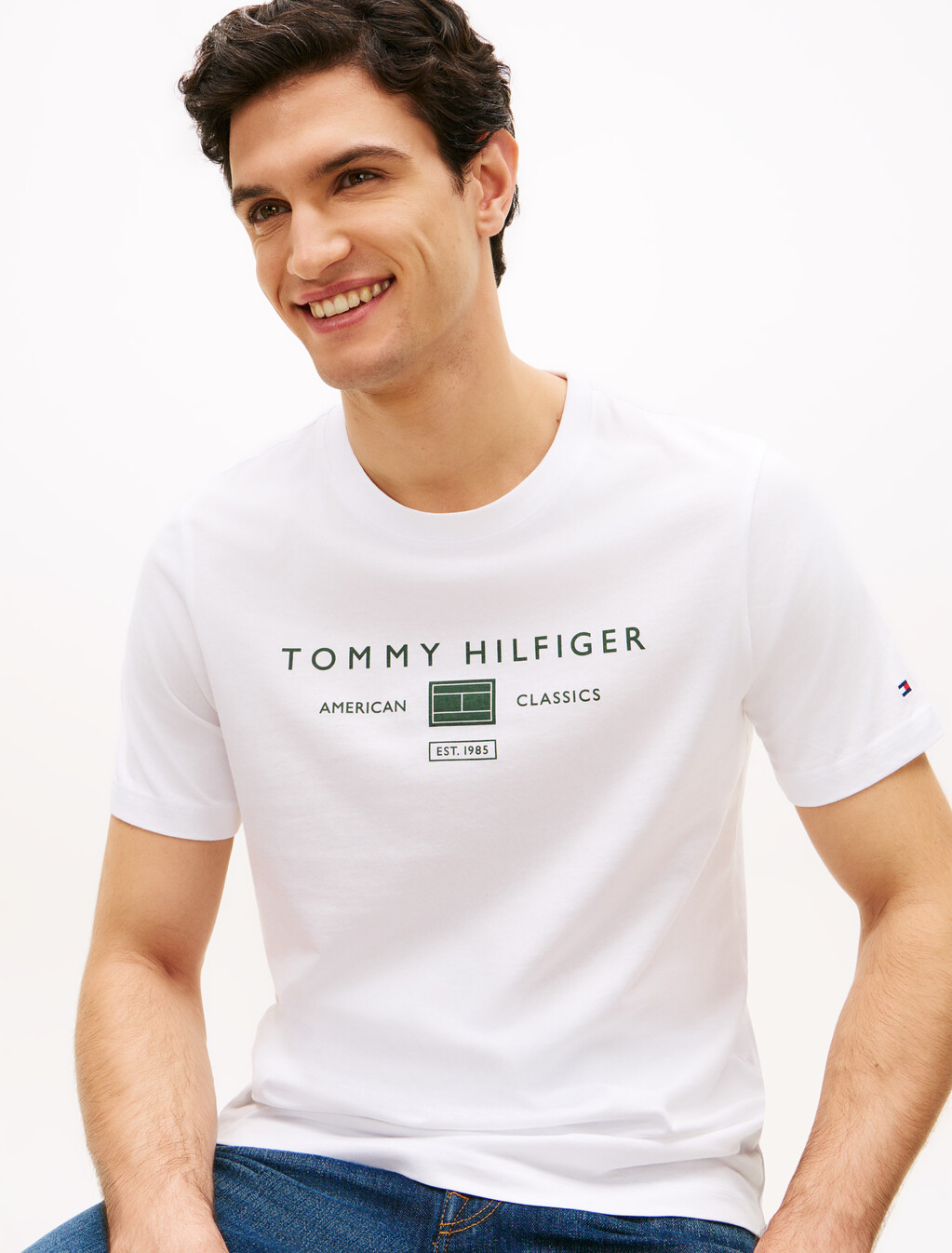 Jersey Logo T-Shirt, White, hi-res