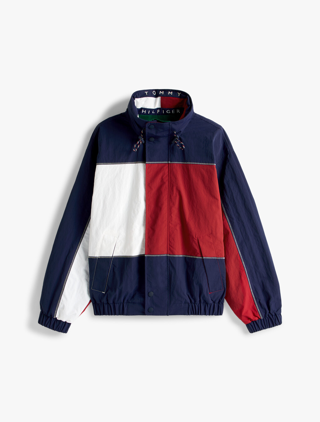 Hilfiger Sailing Reversible Relaxed Jacket, Ornamental Green/Multi, hi-res