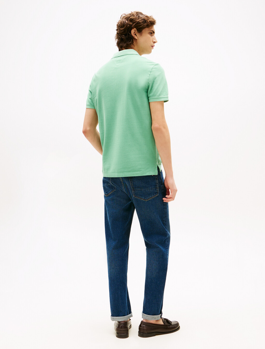 Garment Dyed Flag Embroidery Regular Polo, Fort Green, hi-res