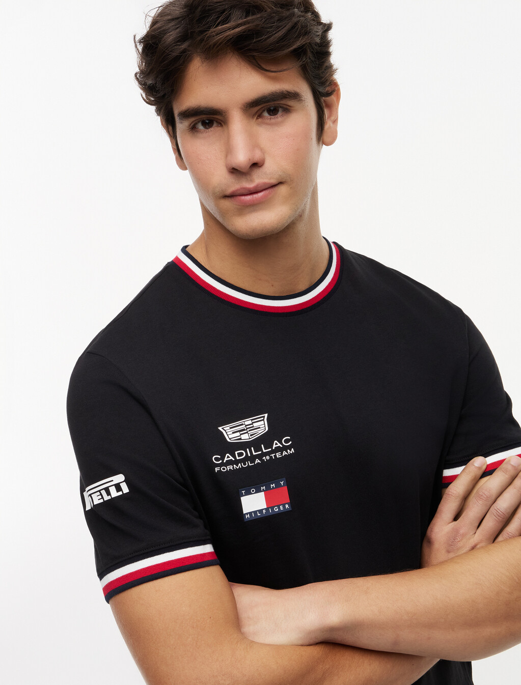 TH x Cadillac Formula 1&reg; Team Replica T-Shirt, Black, hi-res