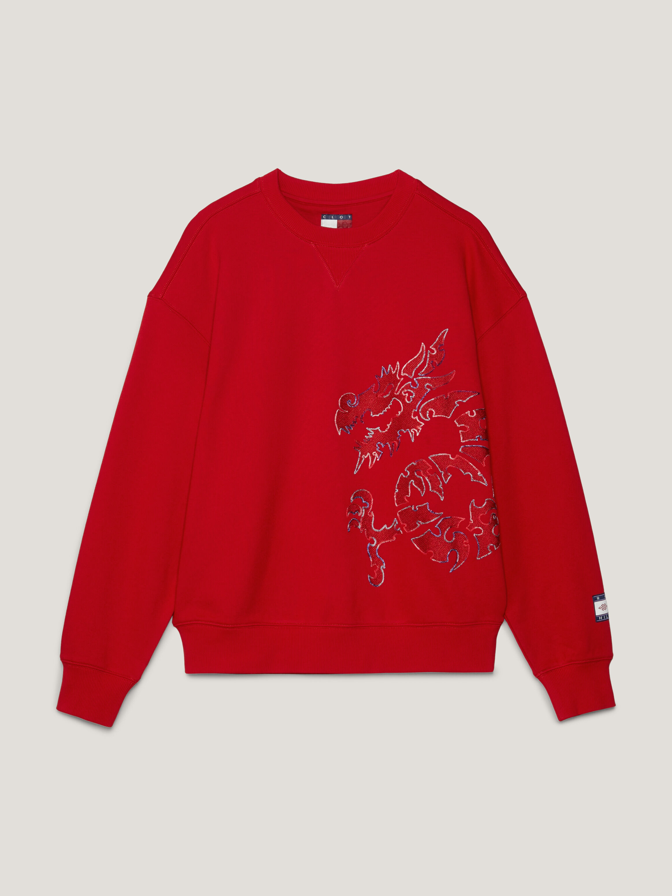 Tommy x CLOT Dual Gender Dragon Motif Sweatshirt
