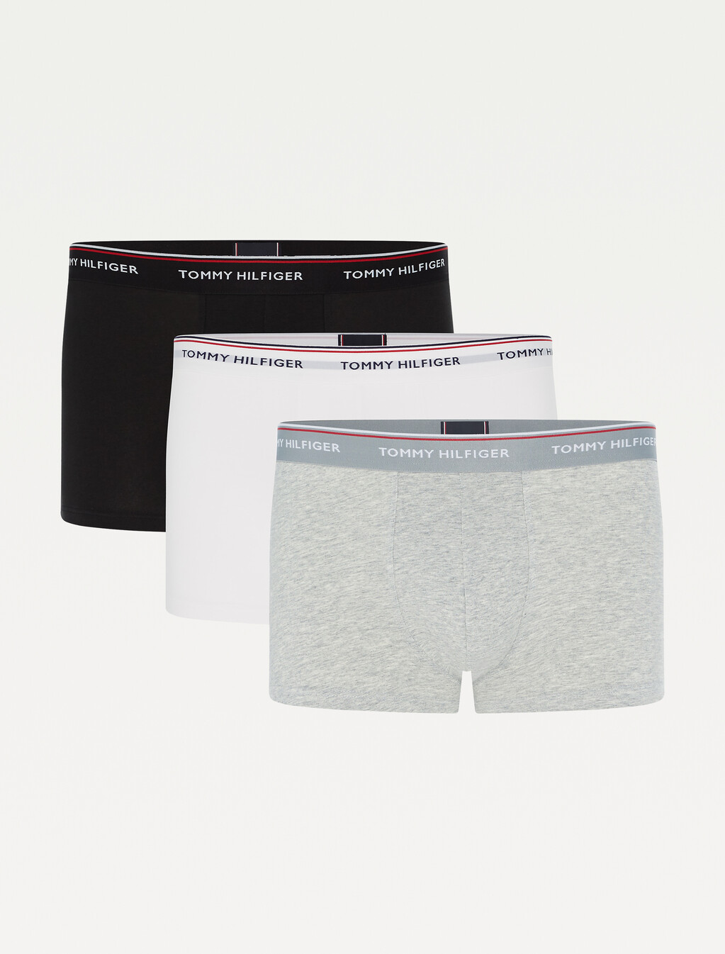 Essential Trunk 3 Pack, Black/Grey Heather/White, hi-res