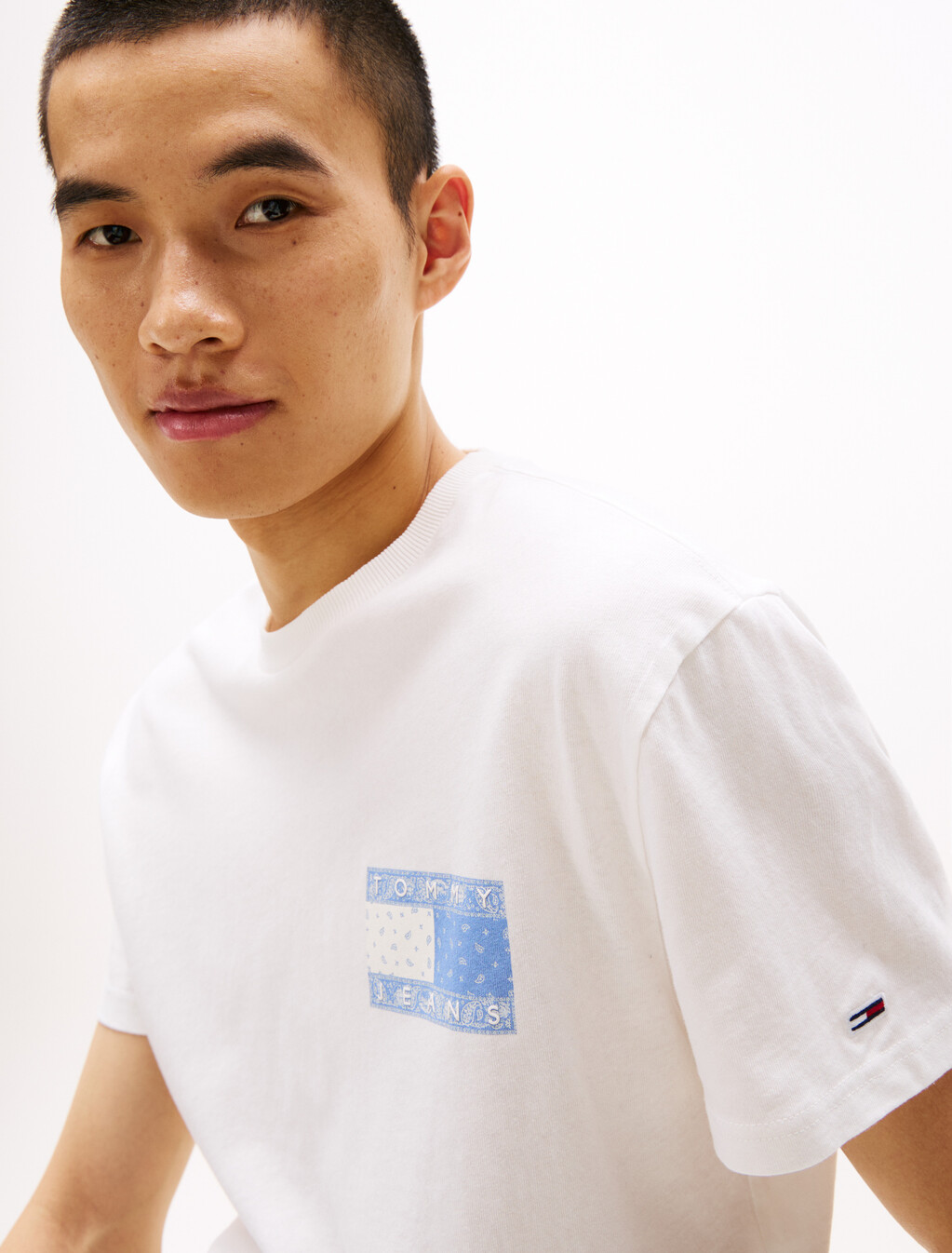 Paisley Back Logo T-Shirt, Ecru, hi-res