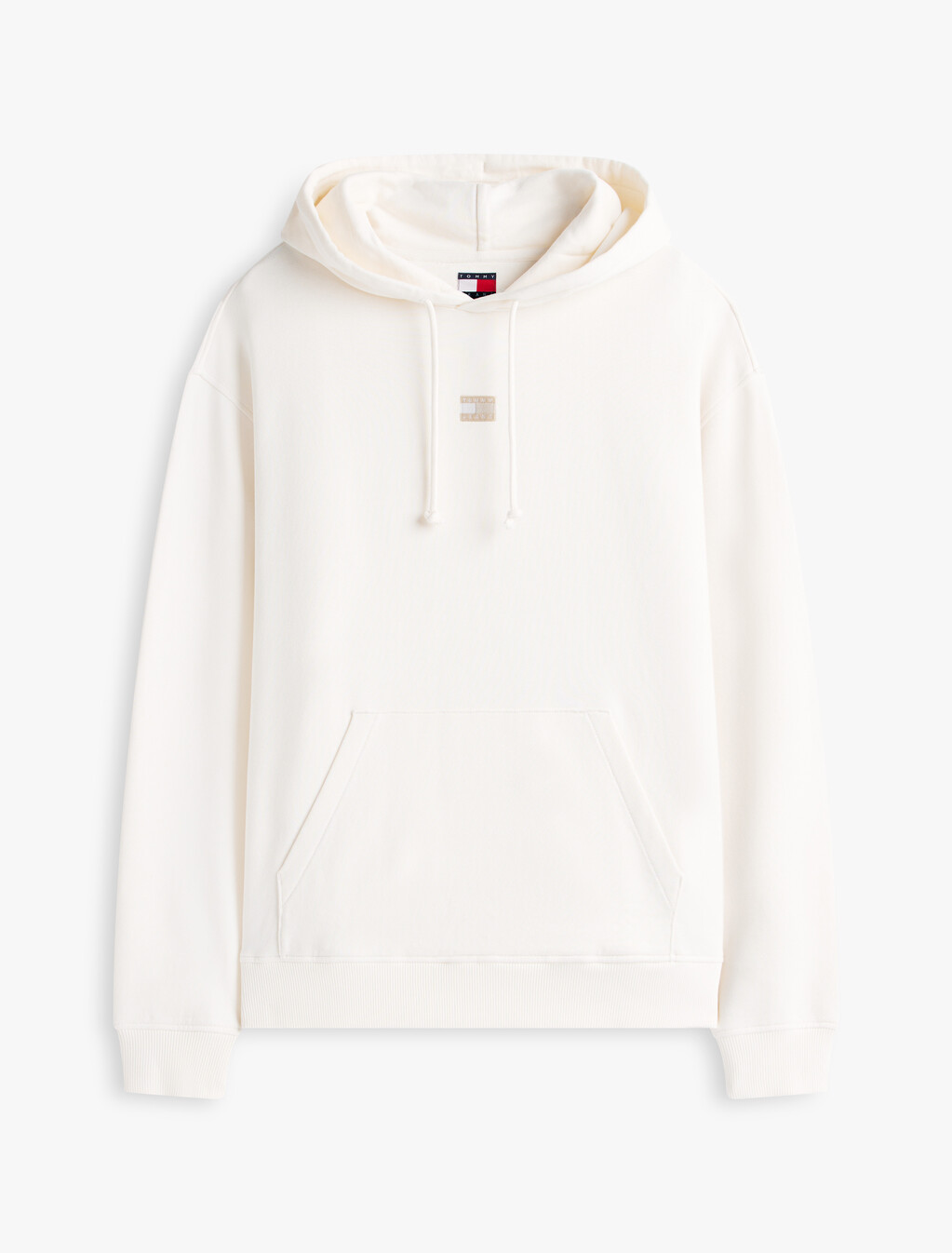 Overdyed Back Flag Badge Relaxed Hoody, Ancient White, hi-res