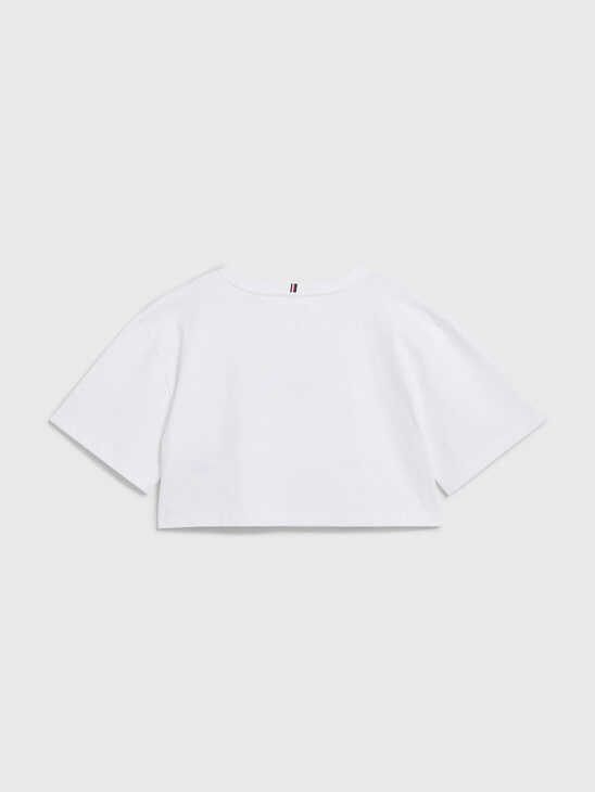 TOMMY HILFIGER X ANDY WARHOL FLAG CROPPED T-SHIRT