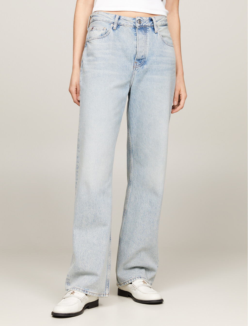 Rome High Rise Slim Straight Jeans, Eli, hi-res