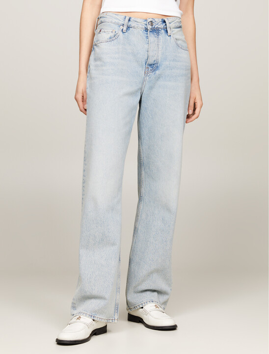 Rome High Rise Slim Straight Jeans