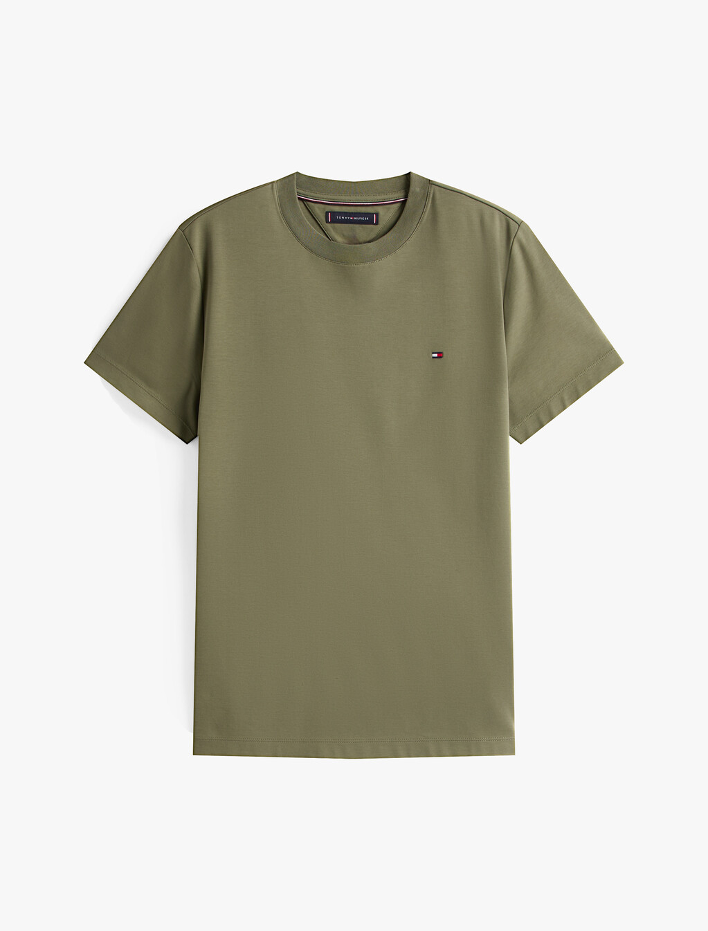 Interlock Slim Fit T-Shirt, Battle Green, hi-res