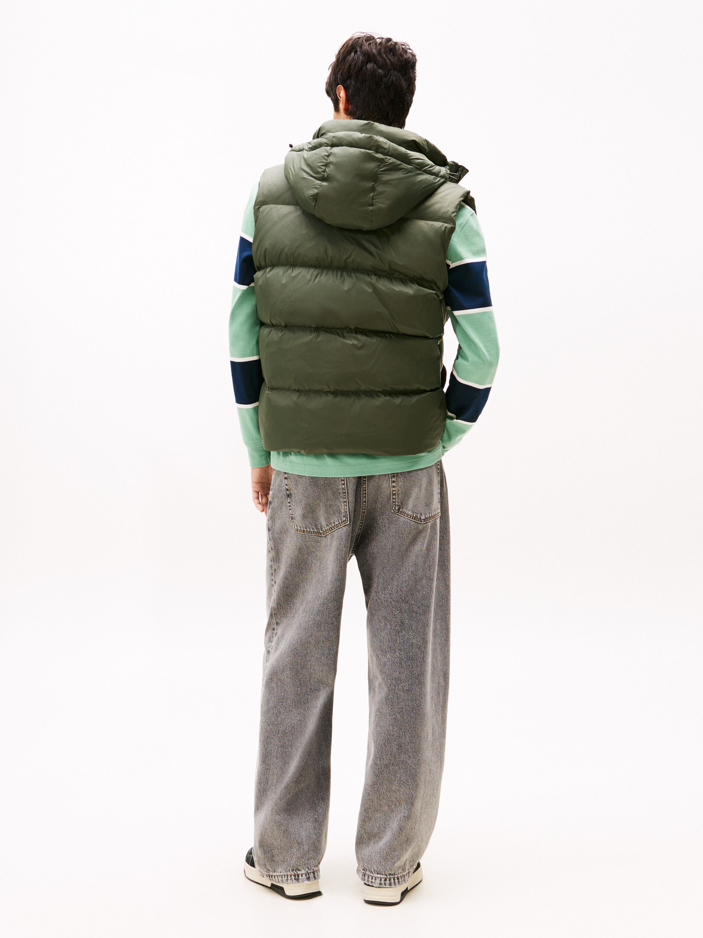 トップス MSCHF HOODED STRIPE VEST トップス MSCHF HOODED STRIPE VEST ANGEL Striped Hooded Vest In