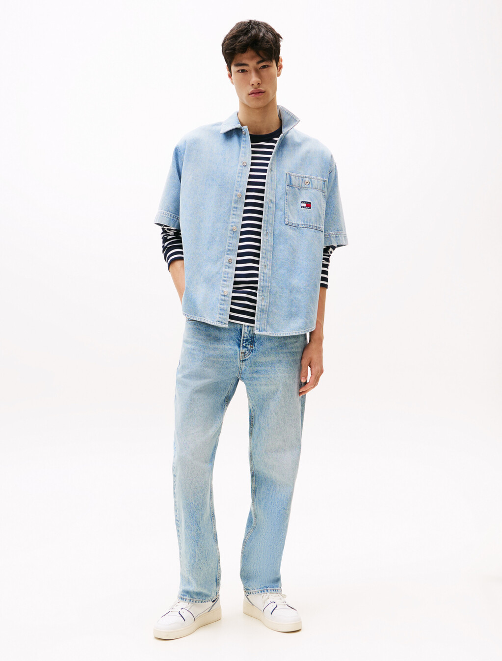 Skater Denim Shirt, Denim Light, hi-res