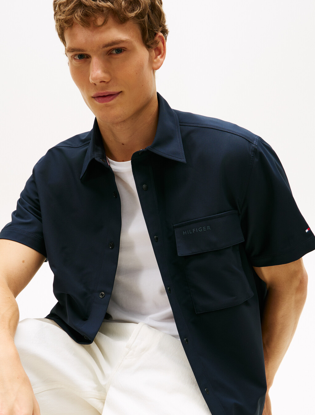 Tech Short Sleeve Shirt, Desert Sky, hi-res