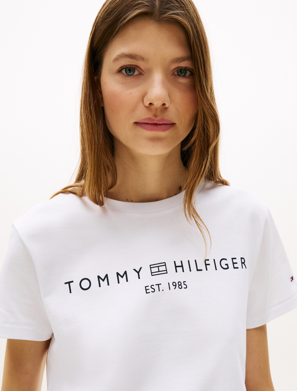 Back Seam Crew Neck T-Shirt, Th Optic White, hi-res