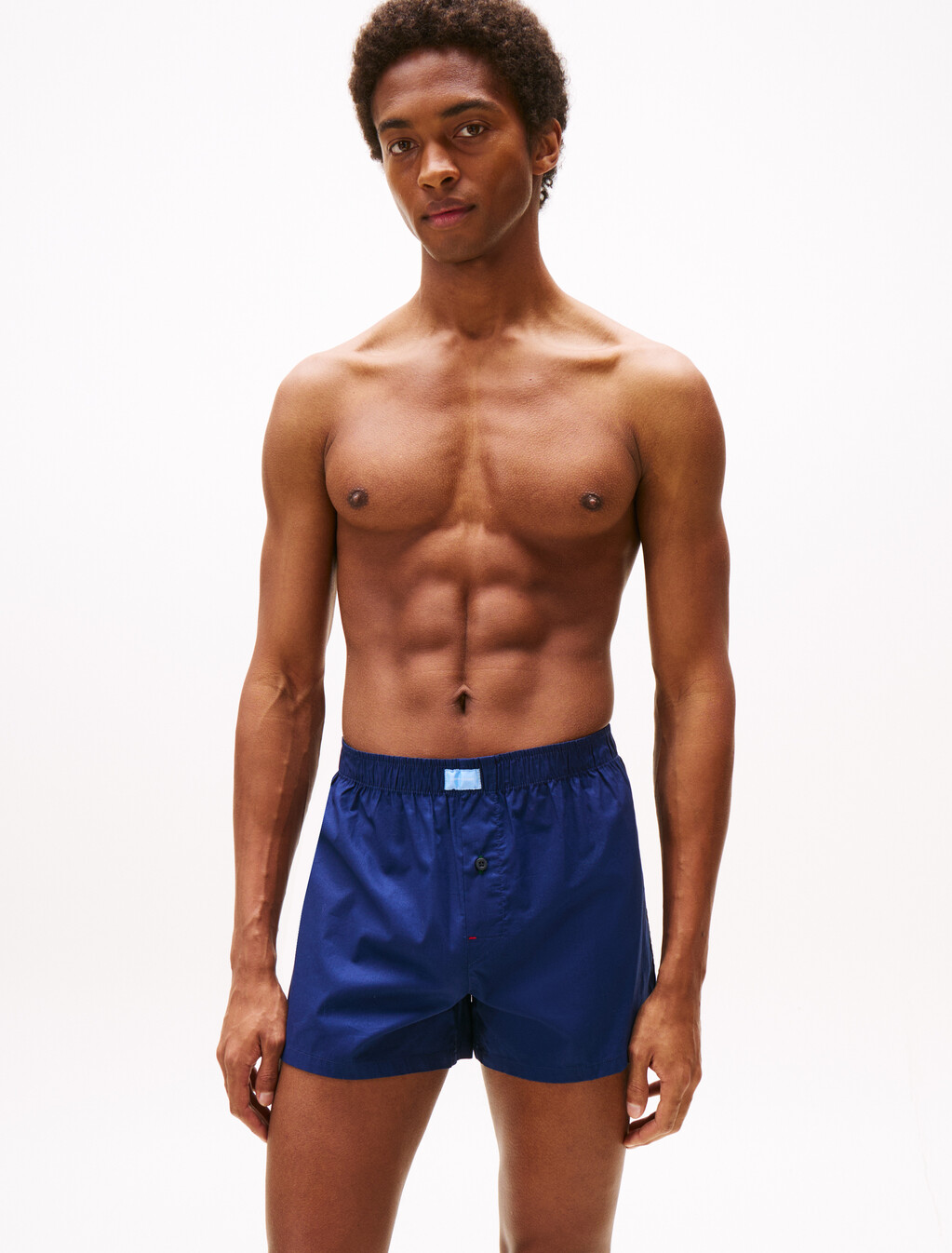 3-Pack Heritage Print Woven Boxer Shorts, Prp Nvy/Flg Nob Blu/Mni Stp, hi-res