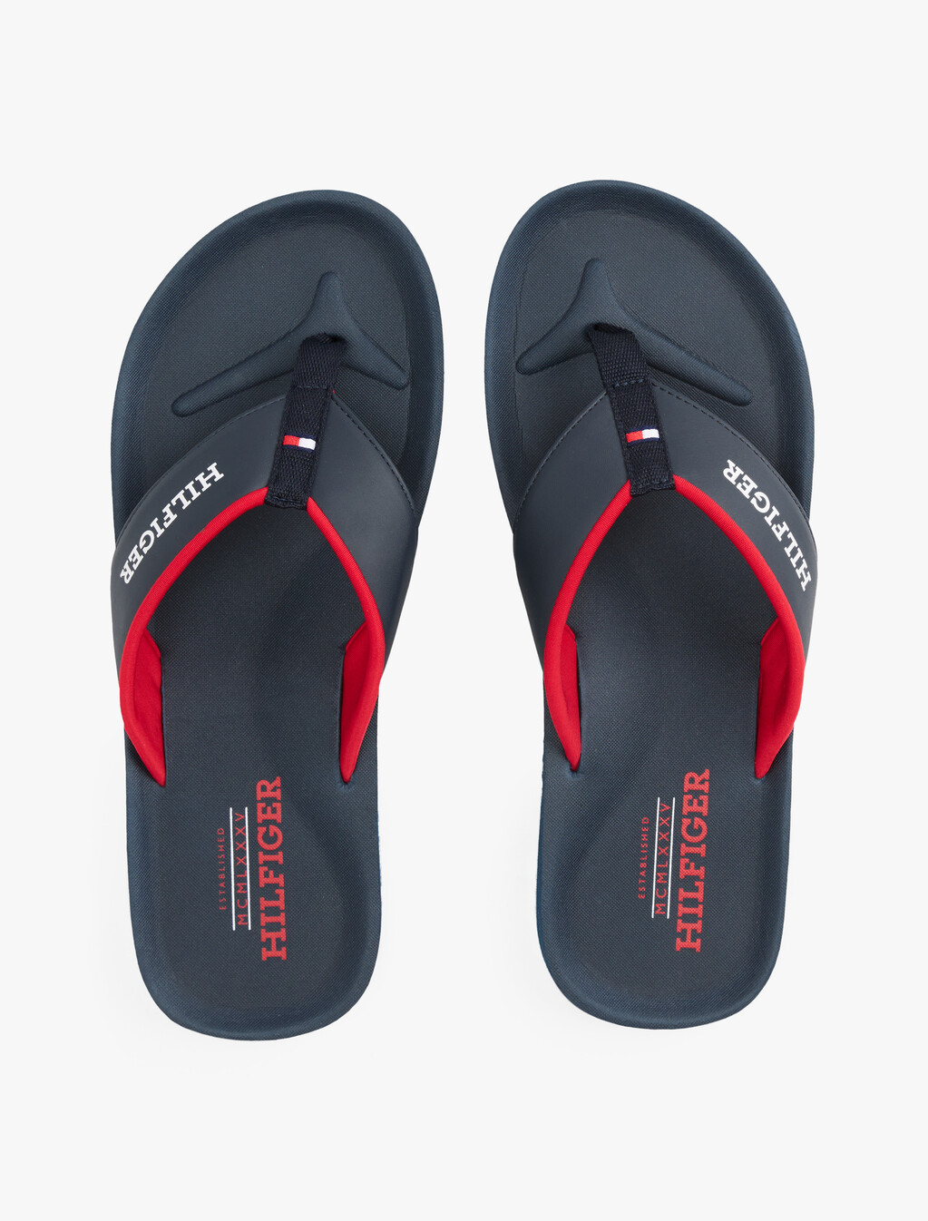 Logo Padded Strap Flip-Flops, Desert Sky, hi-res