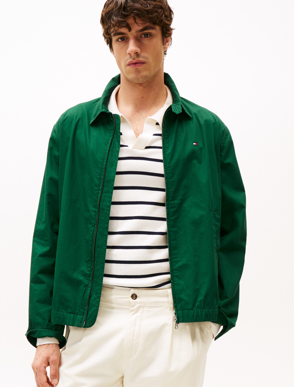 Lightweight Regular Fit Ivy Jacket, Ornamental Green, hi-res