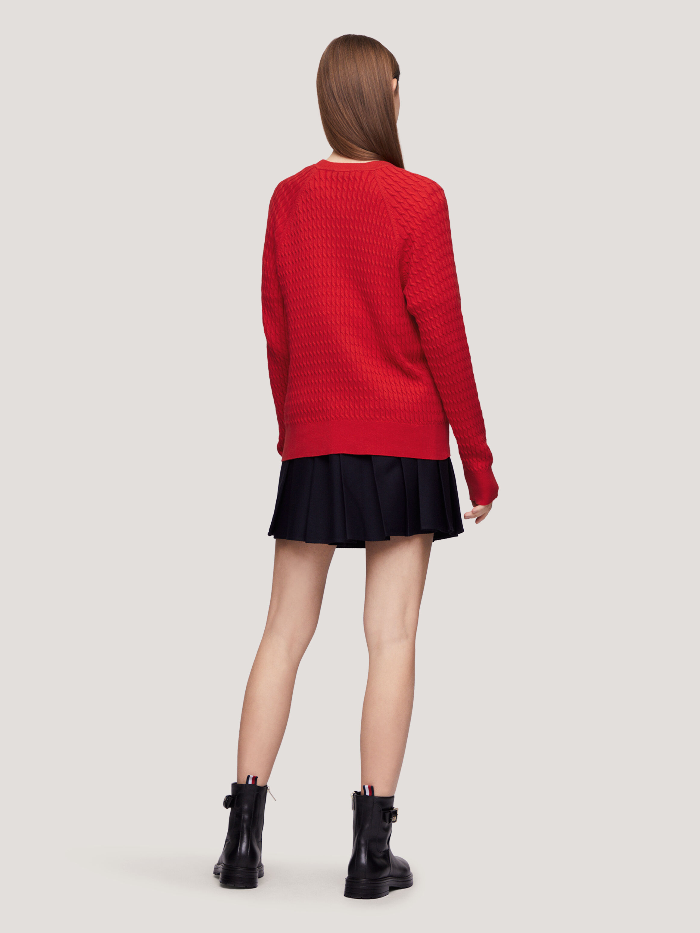 Red tommy hilfiger best sale sweater