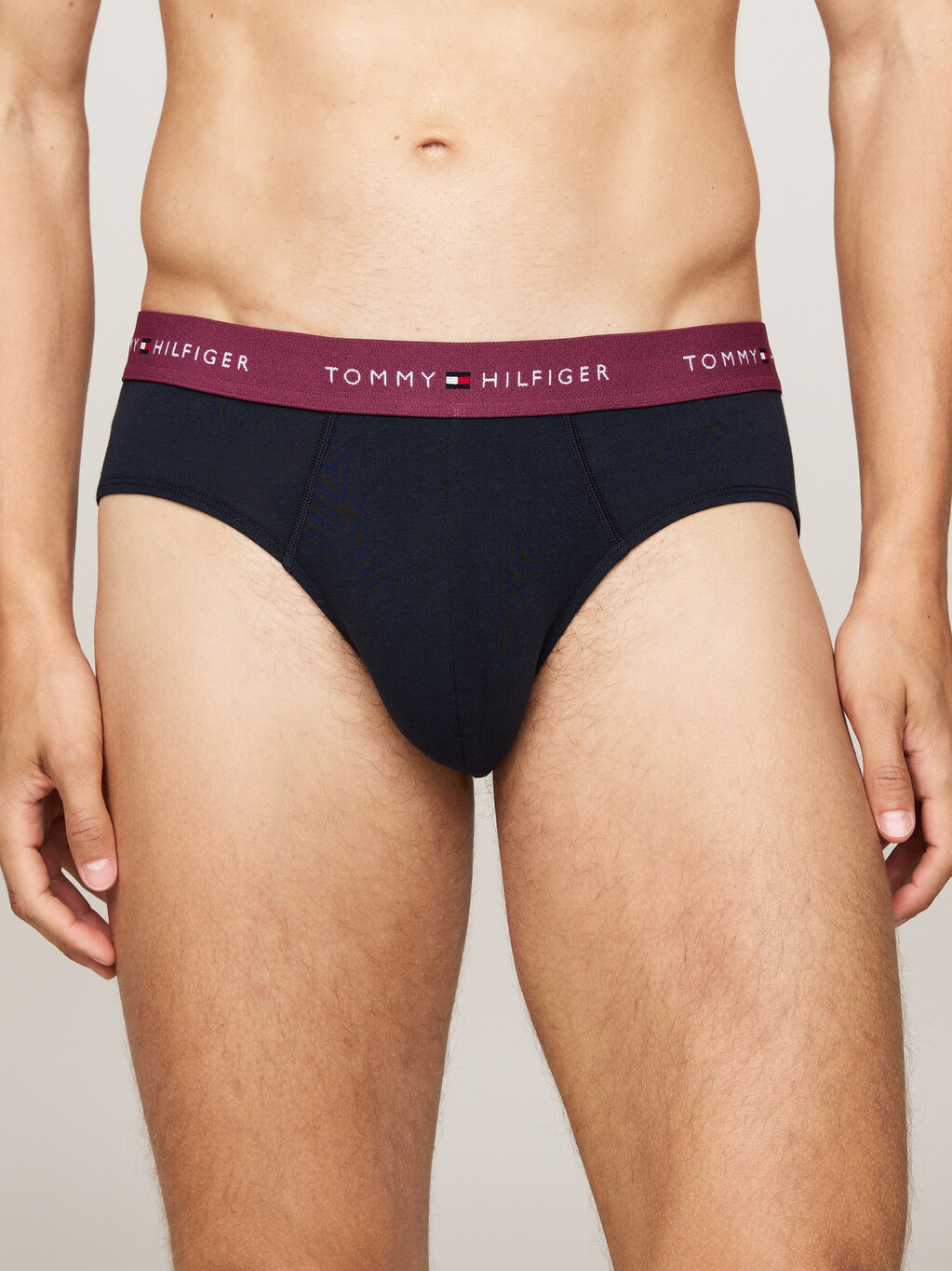 3-Pack Repeat Logo Waistband Briefs, Heritage Plum/Unity Blue/White, hi-res