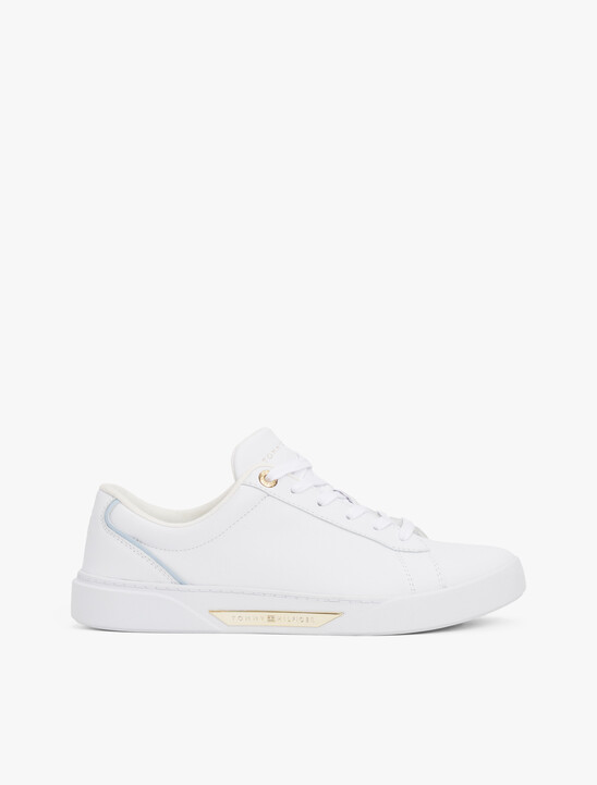 Leather Court Trainers