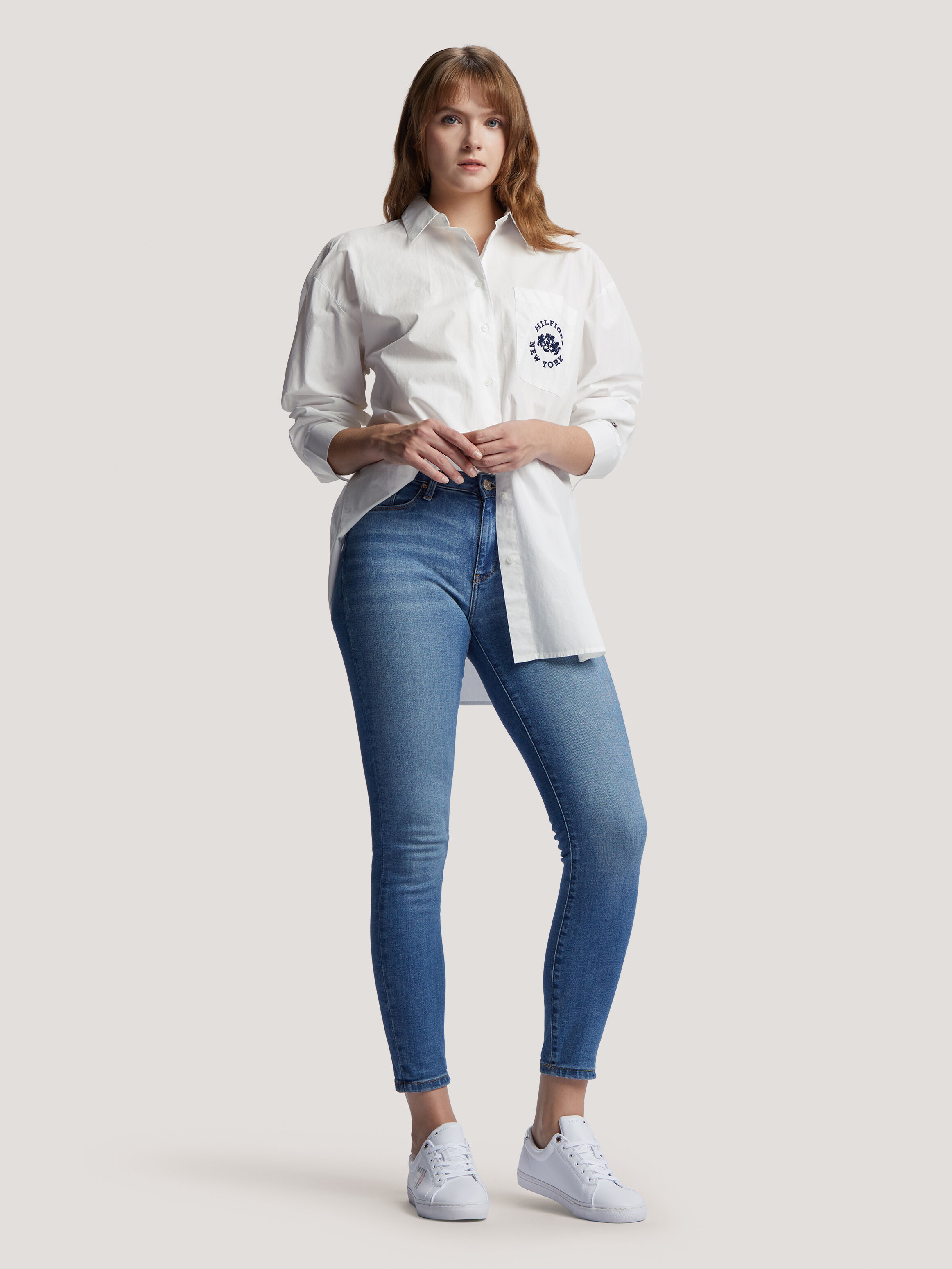 Tommy hilfiger hotsell shirt womens sale