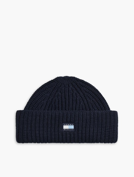 Tonal Flag Pure Wool Beanie
