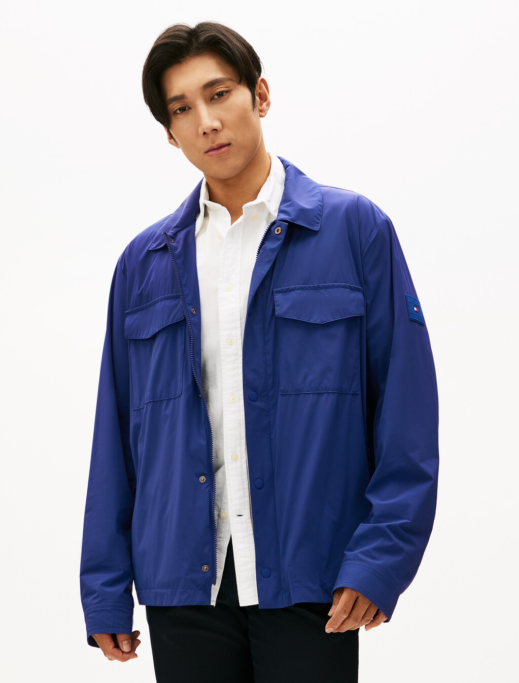 Performance Shirt Jacket, Wedge Blue, hi-res