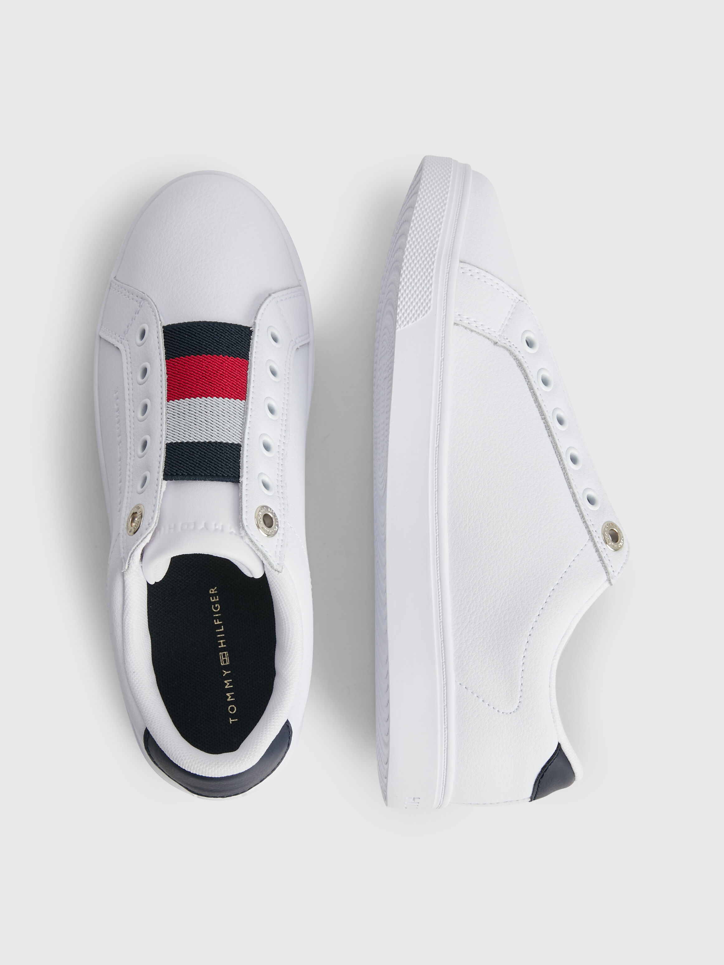 tommy hilfiger signature flatform trainers