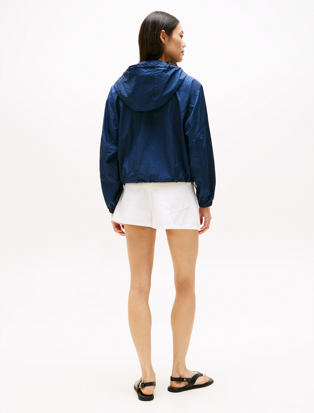 Nylon Fisherman Bomber Jacket, Dark Night Navy, hi-res