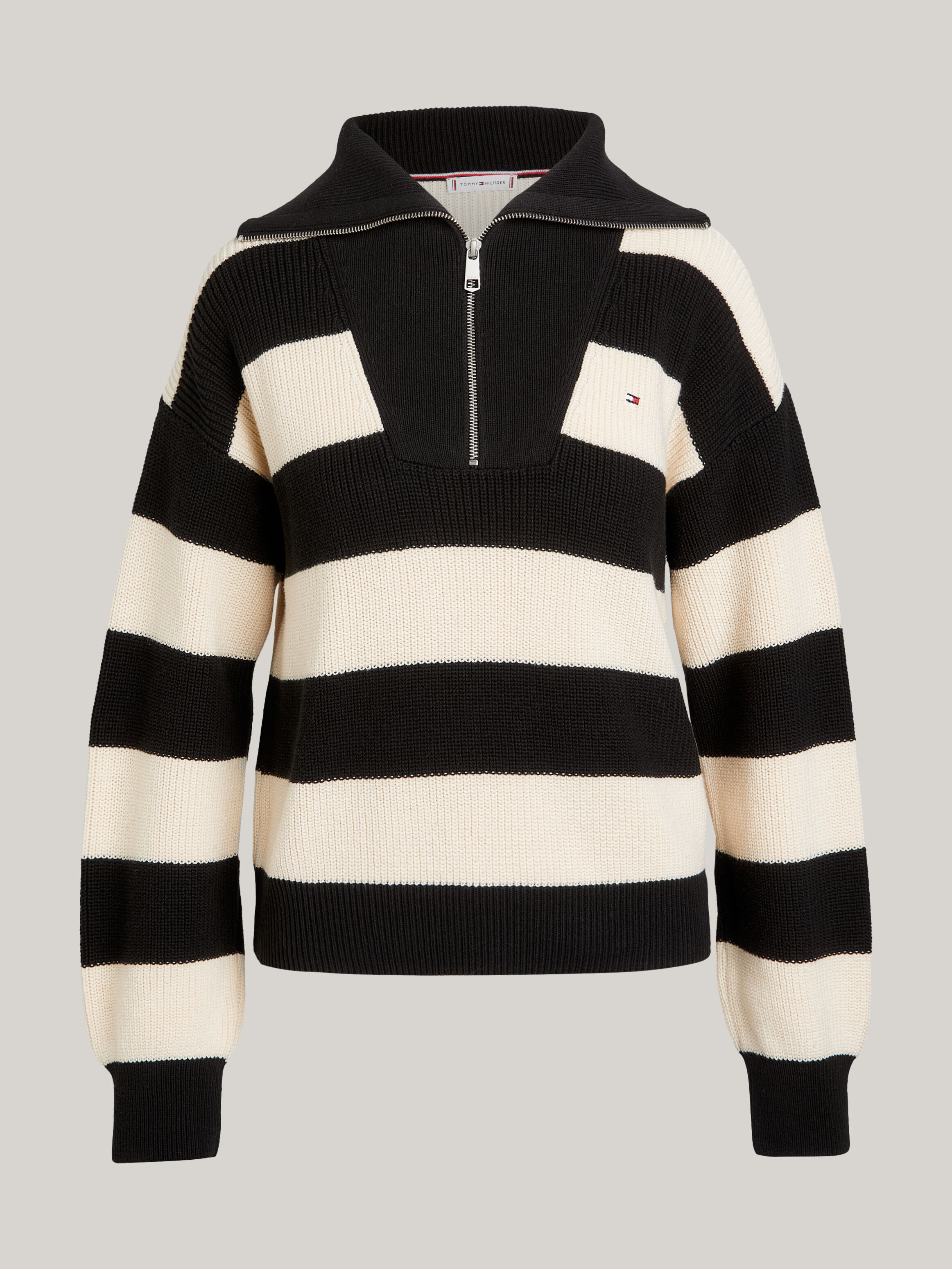Half black 2025 half white cardigan