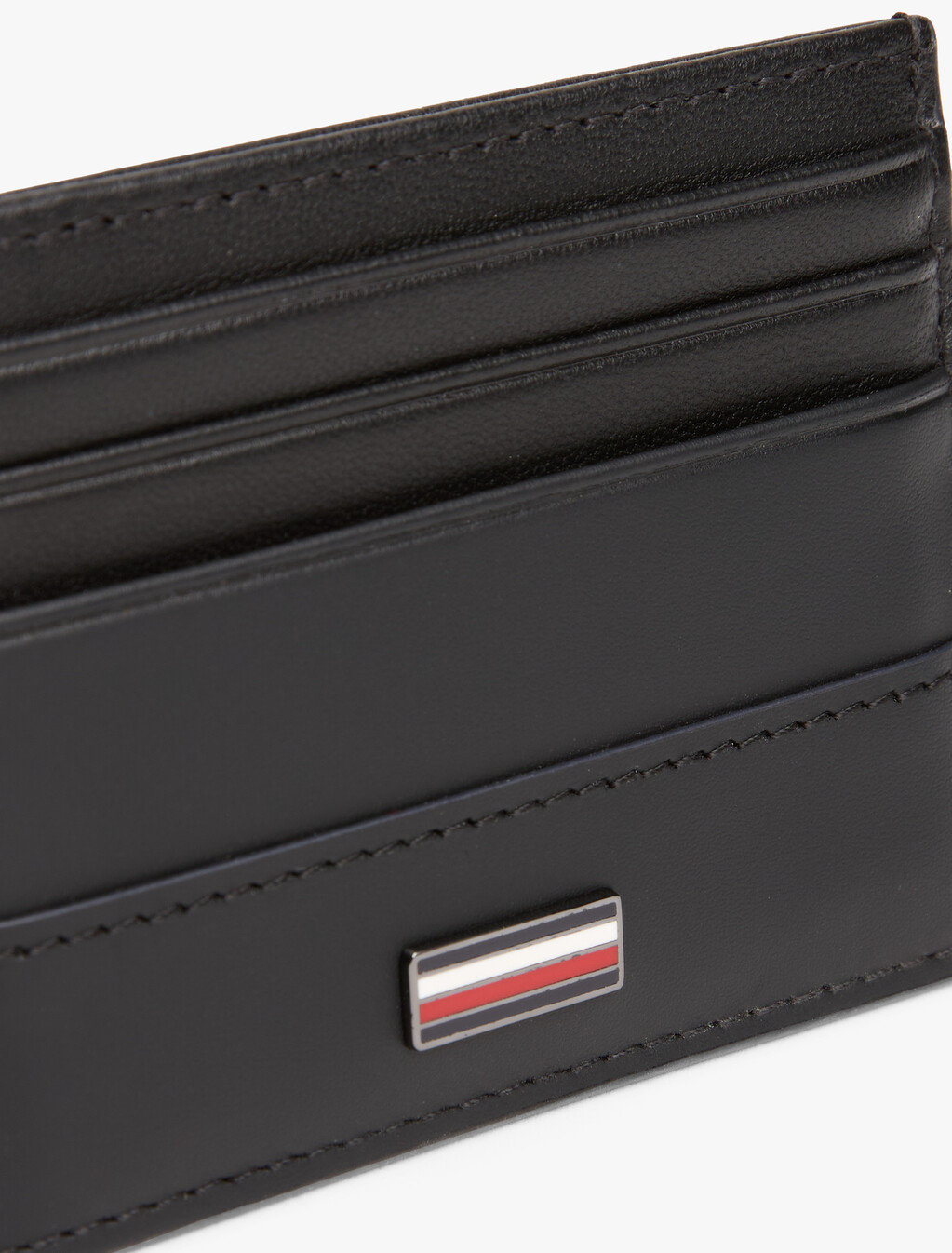Corporate Leather Card Holder, Black, hi-res