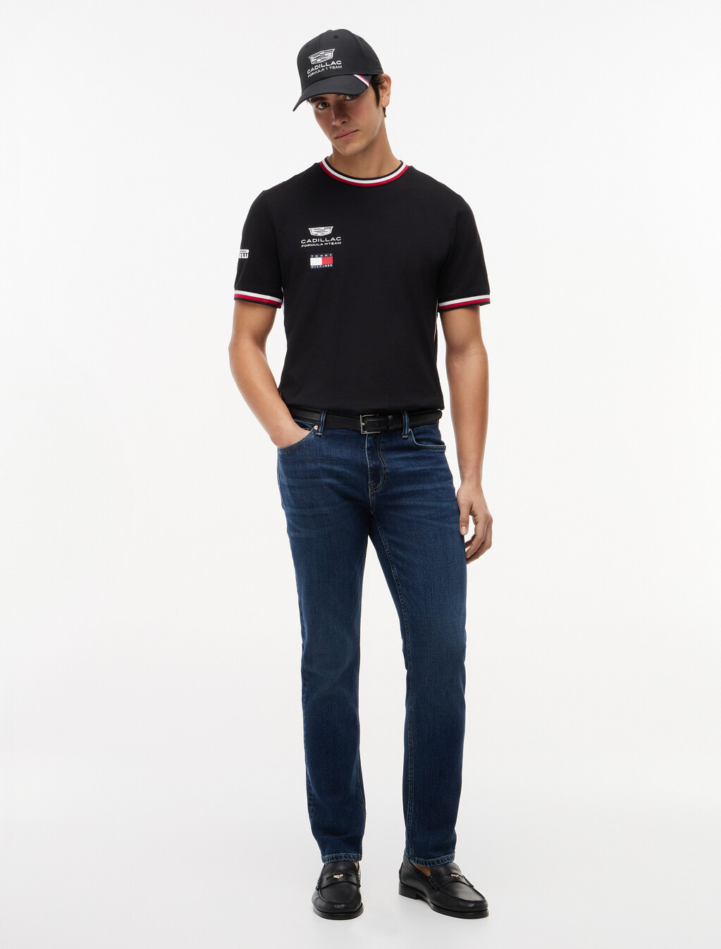 TH x Cadillac Formula 1&reg; Team Replica T-Shirt, Black, hi-res