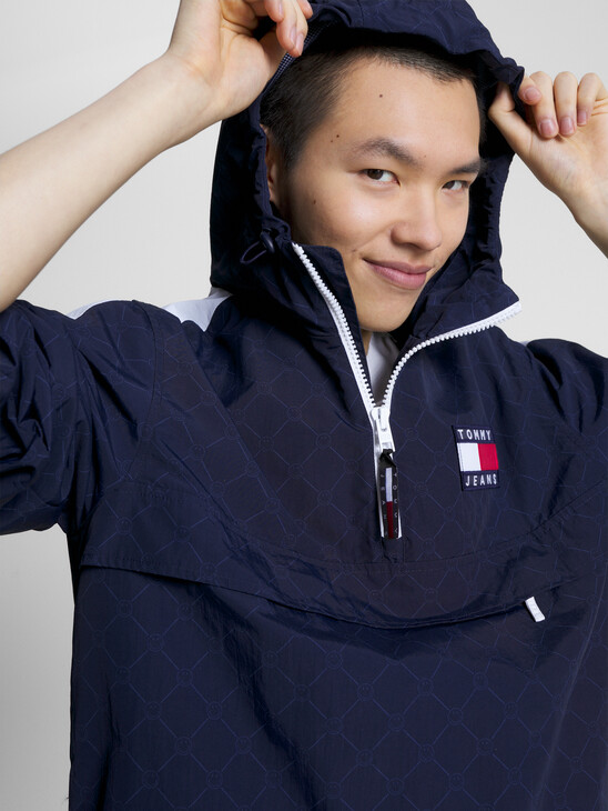 TOMMY JEANS X SMILEY® MONOGRAM POPOVER CHICAGO JACKET