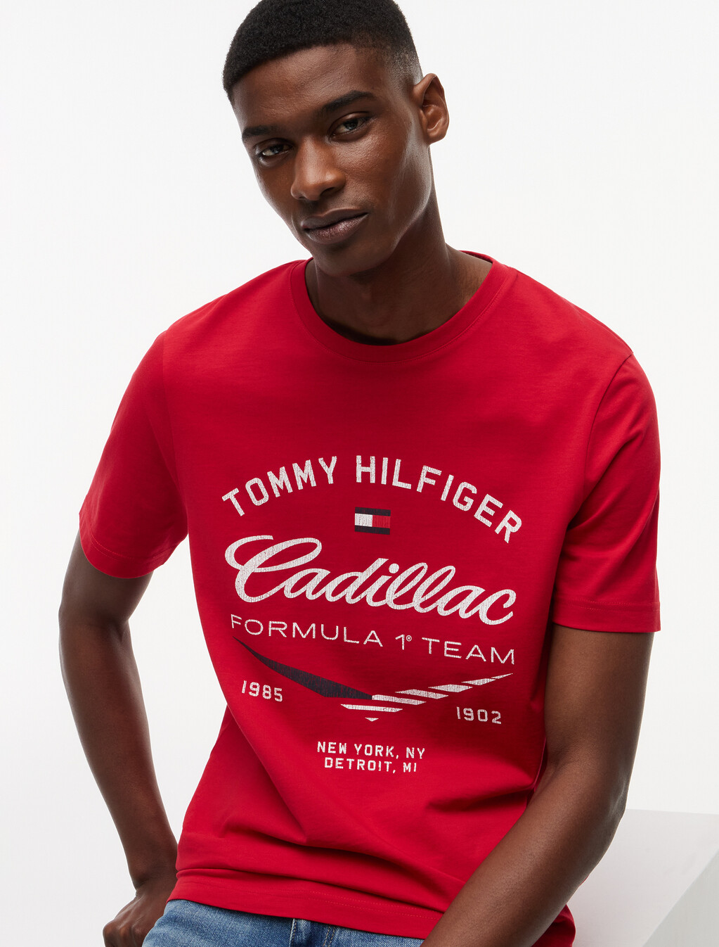TH x Cadillac Formula 1&reg; Team T-Shirt, Red, hi-res