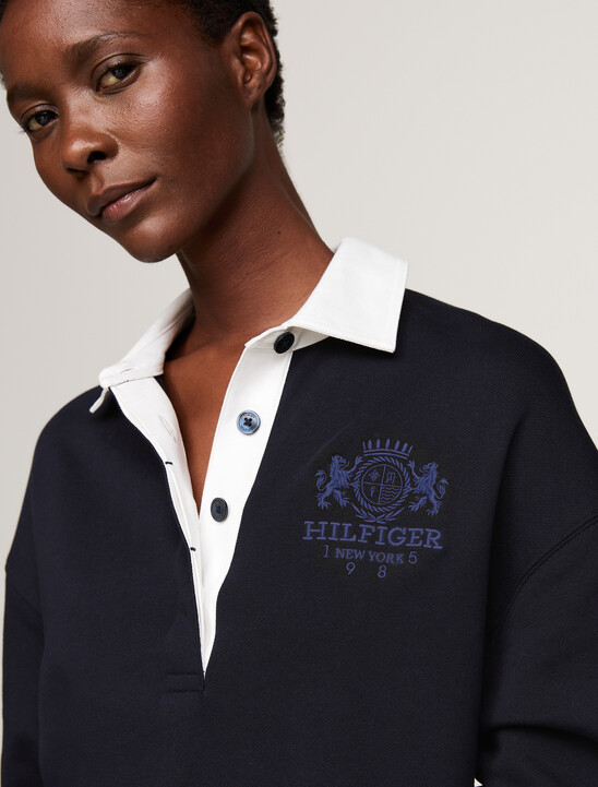 Relaxed Mini Rugby Dress