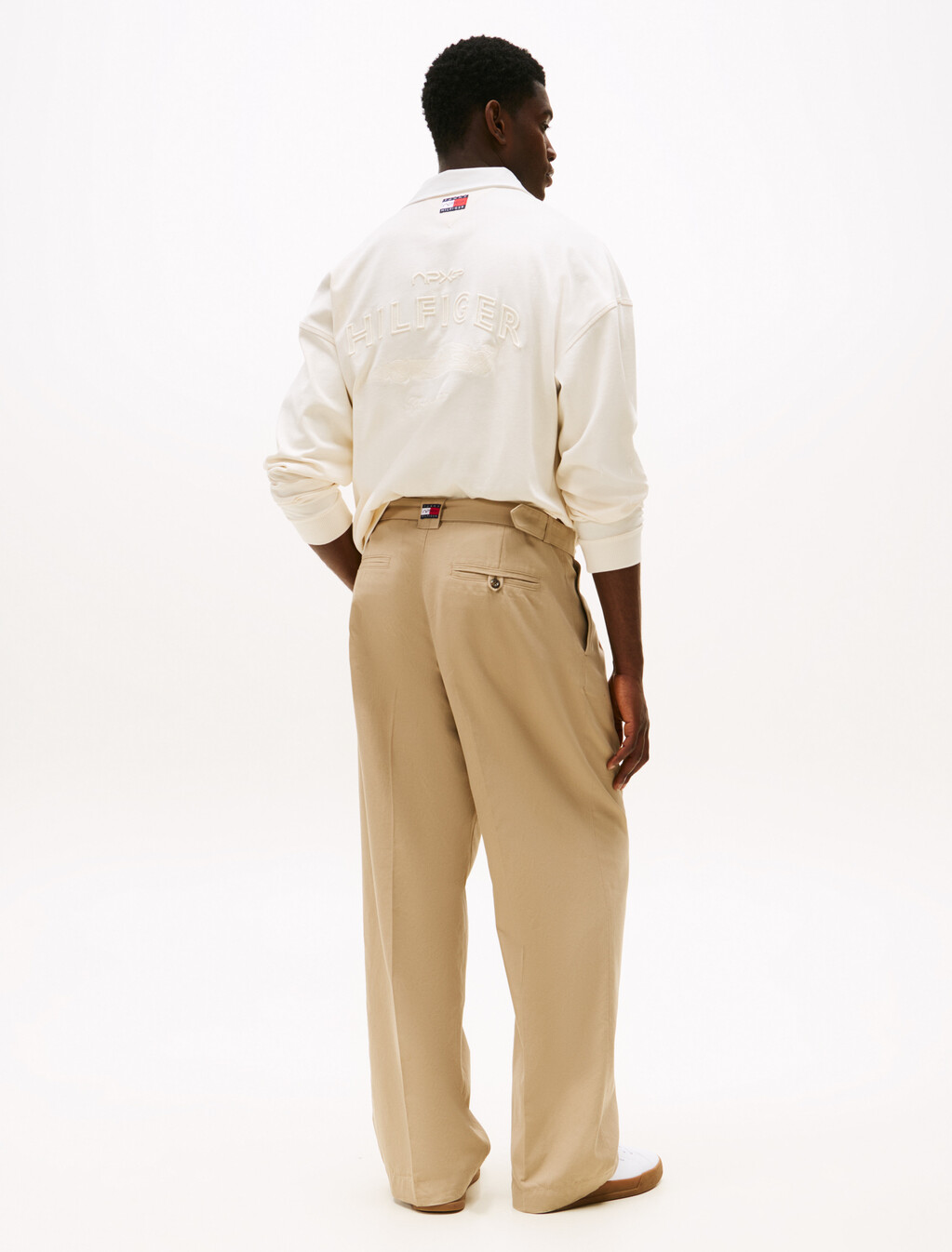 The APXGP Collection Pleated Tapered Trousers, Camel, hi-res